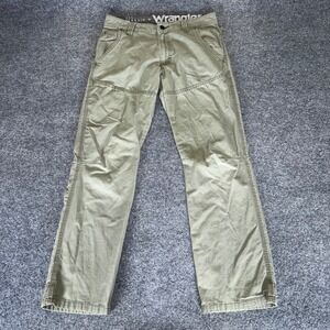 Wrangler ATG All Terrain Gear Mens Pants 30x30 Olive Green Outdoor Workwear